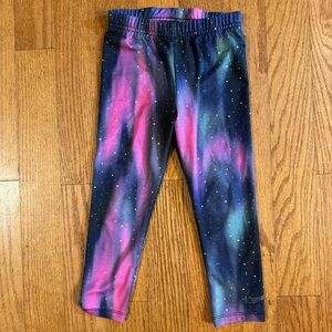 Nike Galaxy Space Leggings Girls Size 4T